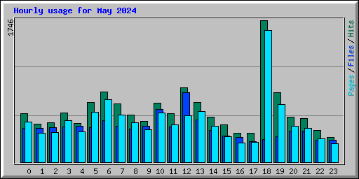 Hourly usage for May 2024